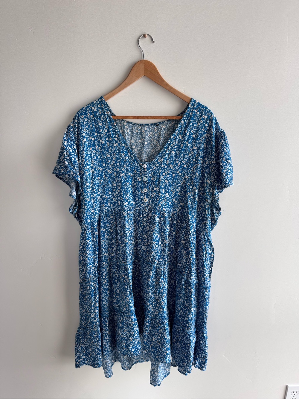 Blue Floral Sundress
